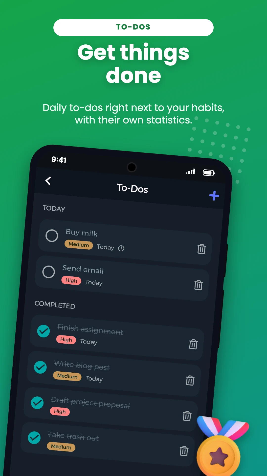 Habit Tracker: Routine & Goals screenshot