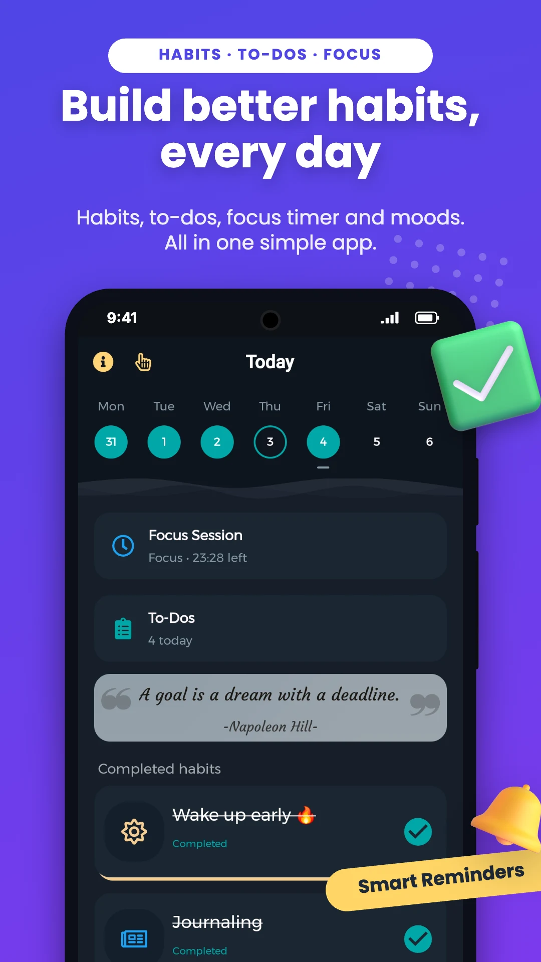 Habit Tracker: Routine & Goals screenshot